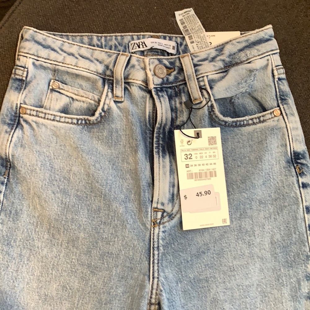 Zara slim flare jeans